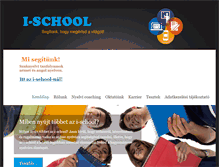 Tablet Screenshot of i-school.hu